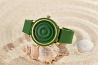 Reloj De Cuarzo Impermeable Para Hombres Y Mujeres Con Indicador Magnético Flotante Y Acero Inoxidable Simple Y Creativo - details 1
