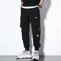 Pantalones De Trabajo Para Hombre Moda Primavera Y Verano Pantalones Casuales Sueltos Estilo Safari Cierre Elástico - details 3