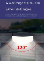 VzzUoo Luz Solar LED Para Escaleras Impermeable Para Jardín Patio Terraza Guardarriel Escalones Iluminación Landscape - details 6