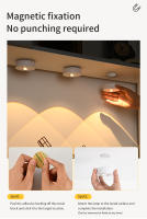 Luces LED De Encimera Tricolor Sin Cable Con Control Remoto Recargable Para Cocina Armario Decoración Del Hogar Luz Nocturna Redonda - details 4