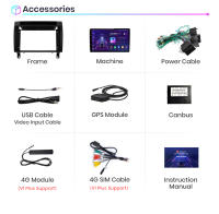 Junsun Android 13 inalámbrico CarPlay Android Auto Radio para Mercedes Benz SLK clase R171 2004 2005 2006 2007 2008 2009 2010 2011  coche Multimedia navegación GPS autorradio - details 25