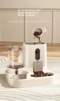 Alimentador Y Dispensador De Agua Automático Para Perros Y Gatos Con Tazón De Alimento Y Agua Universal Productos Para Mascotas - details 3