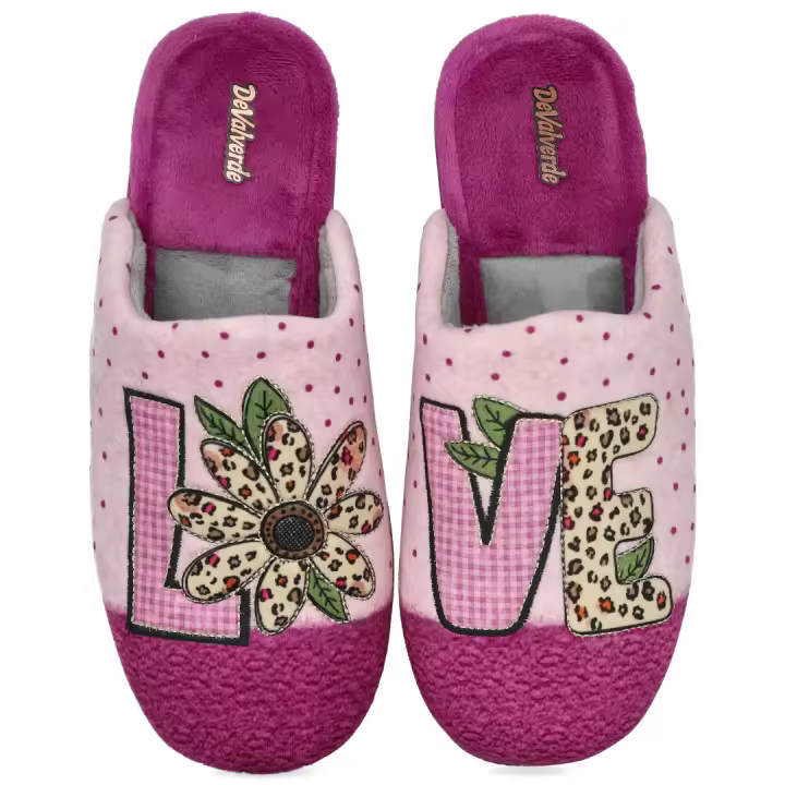 Shoes Zapatillas De Casa marca Devalverde para mujer en color rosa - 1