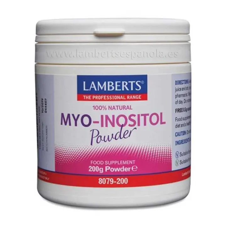 Lamberts Myo Inositol En Polvo 100% Natural - 200gr Polvo - 1