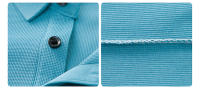 Camisa Polo Casual Para Hombres Manga Corta Color Sólido Moda Top Antipelusa De Algodón Estilo Versátil Para Primavera Y Verano - details 16