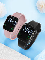 Reloj Inteligente Minimalista Para Estudiantes 2PCS Para Niños Y Niñas Con Pantalla Elevada Y Contador De Pasos Reloj Deportivo Electrónico - details 4