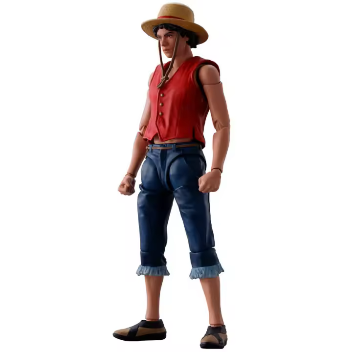Figura S.H. Figuarts Monkey D. Luffy Netflix Series One Piece 14,5cmFigura  Coleccionable - Idea de Regalo- Mercancia Oficial - Juguetes para Niños y Adultos - Movies Fans - Muñeco para Coleccionistas y Exposición - 1
