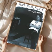 Póster Autocolante J-Jeff B-Buckley Cantante Artista Moderno Impreso En Papel Resistente Al Agua Para Decoración De Pared De Barra Café Hogar - details 7