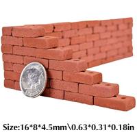 50pcs De Ladrillos Rojos De Miniatura Acacia Grove Para Jardín De Hadas Y Juguetes De Fiesta Modelos DIY De Piedra - details 1