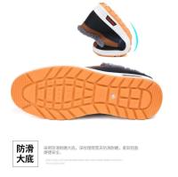Botas De Algodón Para Hombre Invierno Antideslizantes Suelas Blandas Botas De Nieve Casuales Cómodas Planas De PVC Forradas Con Peluche - details 6