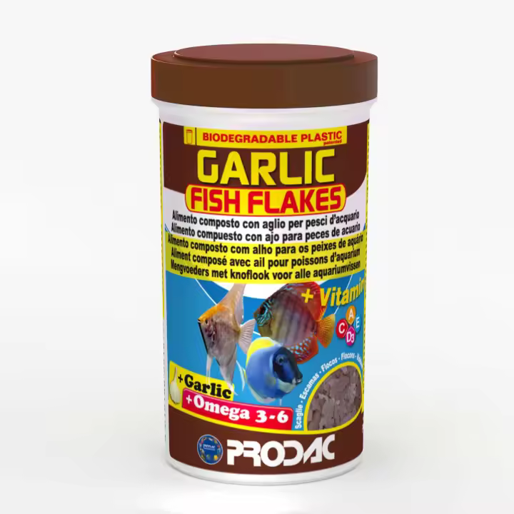PRODAC GARLIC FISH FLAKES 100 ML 20 GR - 1