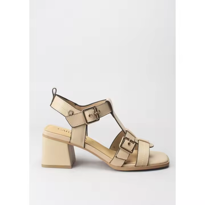 sandalia hebillas beige CARMELA - 1