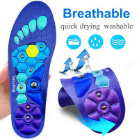 Almohadillas Deportivas De Terapia Magnética Para Zapatos Inodoras Suaves Absorción De Choque Unisex Masaje De Acupuntura De Pie Ortopédicas - details 4