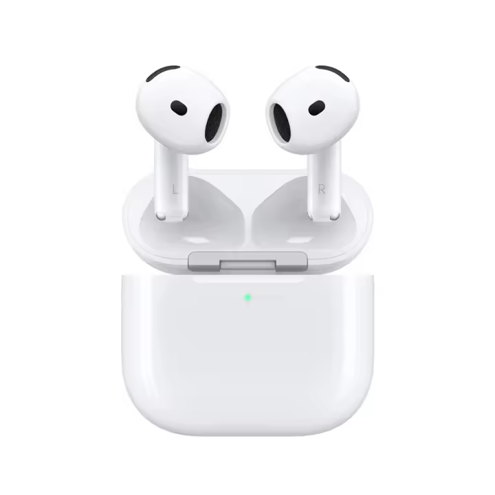 Apple AirPods 4 Auriculares inalámbricos, con / sin Cancelación Activa de Ruido, Bluetooth 5.3, Audio espacial personalizado, Chip H2, Hasta 30 horas de reproducción usando el estuche, Resistencia al polvo, el agua y el sudor - 1