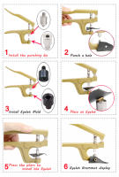 Kit De Herramientas Para Ojales Y Anillos Redondos De Metal Para Piel Y DIY De 80 a 400 Piezas Herramienta Multifuncional Para Pegatinas Y Scrapbooking - details 3