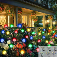 Luces Solares Para Jardín Impermeables Decoración Navideña De Vuelo De Mariposa Para Camino Jardín Luz LED Moderna - details 6