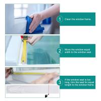 Piezas de aire acondicionado portátil, Kit de ventana de aire acondicionado, Kit de ventana de CA portátil, Kit de ventilación de ventana de puerta corredera - details 2