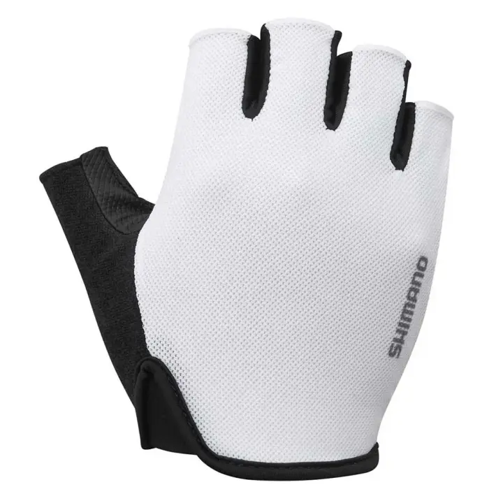 Ropa hombre Guantes Shimano Guantes Cortos Airway Blanco - 1