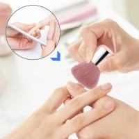 Cepillo De Pulverizaci\u00f3n Para Uñas Redondas Grande Eliminador De Polvo De Acrylico Y Pówer De Esmalte UV Accesorios De Manicura - details 2