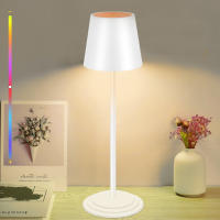 Lámpara De Escritorio LED Recargable USB Lámpara Ambiental Para Dormitorio Luz Nocturna RGB Táctil Para Hotel Bar Restaurante - details 7