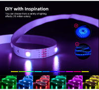 Tira De LED RGB Flexible 40m/30m/20m/15m DC 24V Con Control Por App Y Sincronización Musical Para Decoración De Navidad Y Habitaciones - details 2