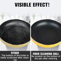 10PCS Bola De Limpieza Para Cable De Plástico Cepillo De Limpieza De Olla Herramientas De Limpieza De Cocina Reutilizables Para Lavado De Platos - details 7