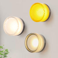 Lámpara De Techo Nórdica LED Minimalista Para Balcón Dormitorio Entrada Iluminación Interior Lámpara De Vidrio Sin Control Remoto - details 0