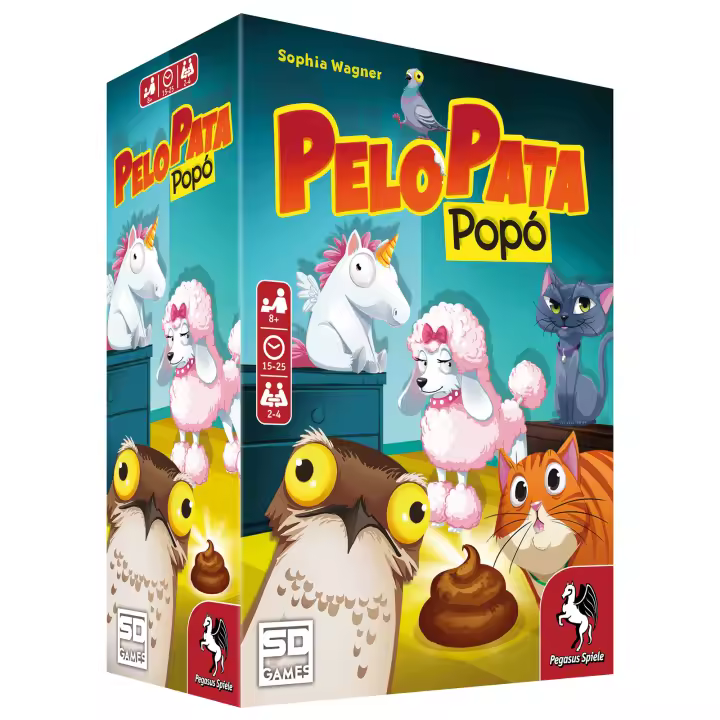 Juego de Mesa Infantil Pelo Pata Popó SD Games 2-4 Jugadores 8+ Años - 1
