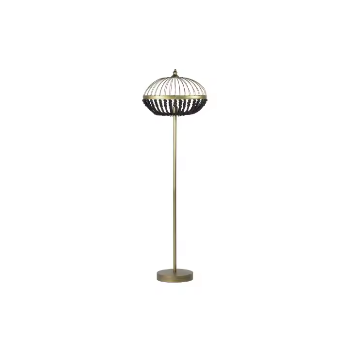 Lámpara de Pie Adda Home con Bolas de Metal y Madera - 1