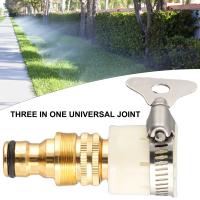 Adaptador De Grifo Universal Para Tubo De Jardín 15-23mm Conector De Agua Herramientas De Riego Material Aleación De Aluminio Pintura De Cobre - details 0