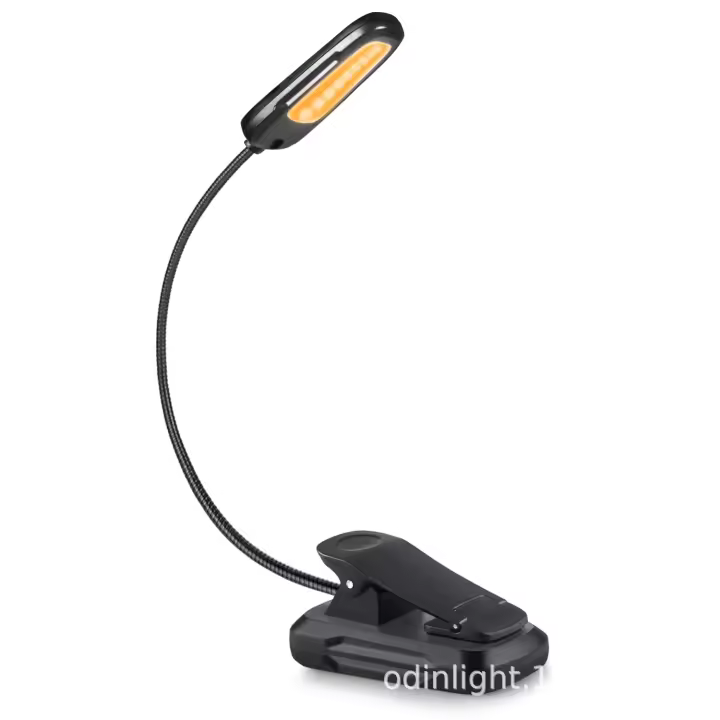 Nueva lámpara de Lectura with Clip, lámpara de Libro with Clip, lámpara de escritorio con clip de carga type C, lámpara de Música, Luz de Lectura - 1