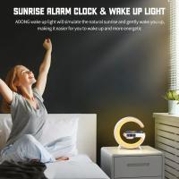 Lámpara De Escritorio Inteligente LED Con Altavoz Bluetooth Y Cargador Inalámbrico Rápido 15W Luz Nocturna RGB Para Dormitorio Y Sala De Juegos - details 16