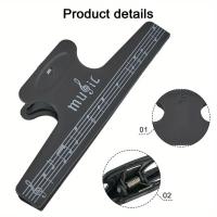 Clip De Partituras Para Instrumentos Musicales 1PC Accesorios Para Guitarra Violín Piano No Marca Origen China - details 5