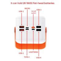 Caja De Batería DIY18650 PD QC4.0 3.0 22.5W Caja De Almacenamiento De Batería 21*18650 Carga Dual USB Tipo C Rápida Caja De Power Bank - details 7