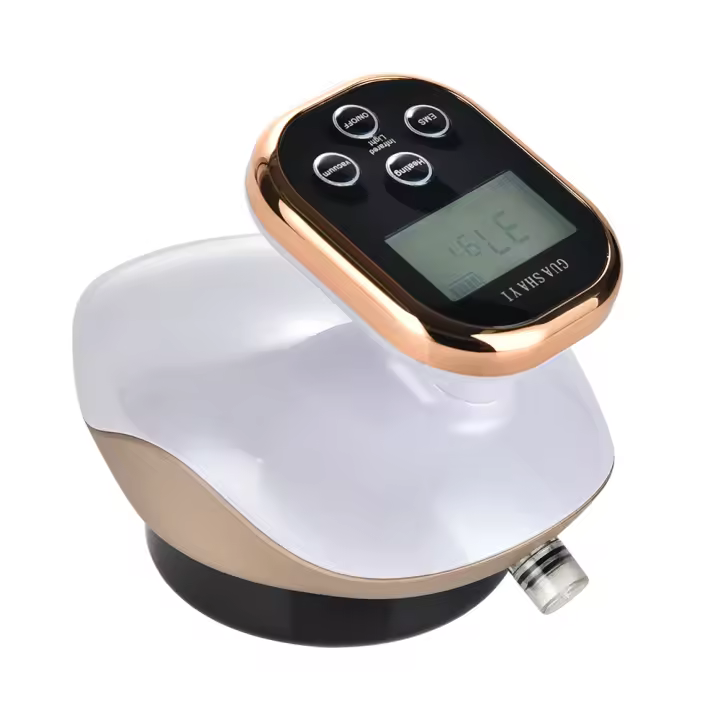 Masajeador eléctrico con ventosas para quemar grasa corporal, dispositivo de masaje de Guasha, adelgazante, EMS, microcorriente, IR, fisioterapia, raspado al vacío - 1