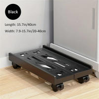 Soporte Ajustable Para CPU Con Ruedas Caster Lockables Soporte De PC Ventilado Para Mesa Soporte De Anfitrión Móvil Con 4 Ruedas Caster Lockables - details 9