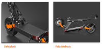 JOYOR S10-S-Z Electric Scooter 60V 18Ah Battery, Dual 1000W Motor 65km/h Max Speed 70-85km Range Black - details 7