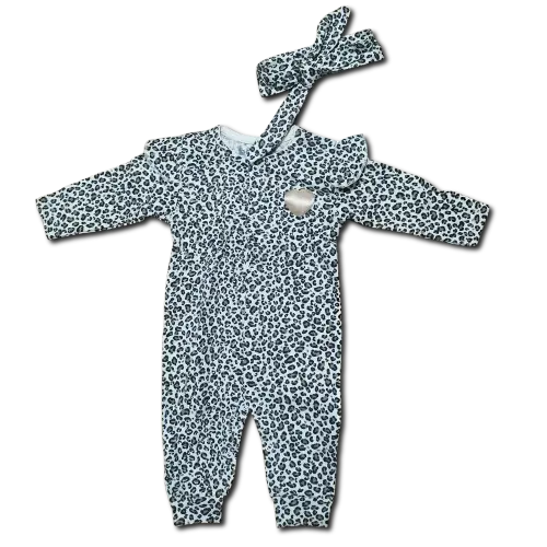 Ropa de bebe, pero para niña bebe conjunto bebe estampado leopardo liababylove - 1