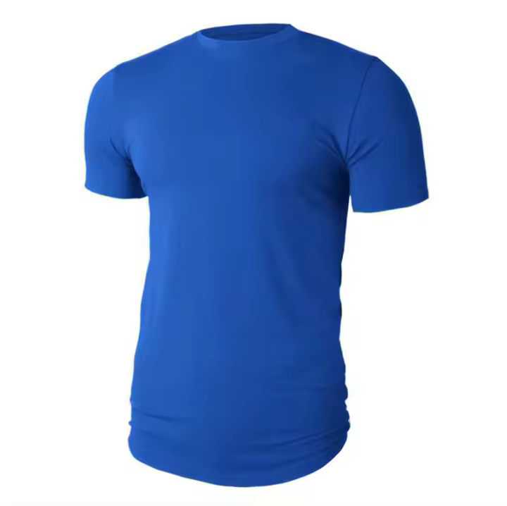 Camiseta De Gimnasio Para Hombre Verano Estilo Fitness Corta Manga O-Neck Camiseta Deportiva Moda Camisetas De Entrenamiento Tops Bodybuilding - 1