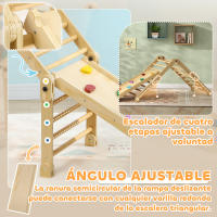 AIYAPLAY Escalada para Niños 3 en 1 Marco de Escalada Plegable para Niños de 18-48 Meses con Rampa para Deslizarse o Escalar 175x70x89 cm Multicolor - details 5