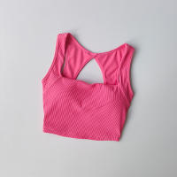 Sudadera Deportiva Para Mujer Push up Fitness Yoga Transpirable Running Vest Gimnasio Wear Top Tubo Bra Female Deporte Top - details 5