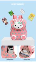 Mochila Infantil Estilo Conejo Multicolor Para Niñas Bolsa Escolar De Moda Para Jardín De Infantes Bolsa De Pascua - details 6