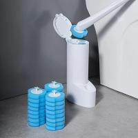 Juego De Limpieza Para Baño Con 16 Cabezas De Cepillo Y Escobas De Inodoro Herramientas De Limpieza Para Paredes Del Baño - details 2