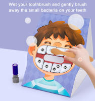 Juguetes Educativos Montessori Interacción Padre-Hijo Simulación De Cepillado De Dientes Para Niños Juego De Tablero De Motrices Finas Edad Infantil - details 9