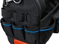 Bosch Professional ProClick - Bolsa de herramientas GWT 20 Bolsa de herramientas resistente con asa robusta y correa acolchada para el hombro para una larga vida útil y máximo confort. Compatible con el sistema de maletines L-BOXX gracias a los ganchos - details 1