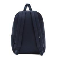 Mochila Vans Old Skool III azul marino con detalles amarillos 22L - Parte posterior acolchada - Apartado interior acolchado para portatil - Bolsillo exterior con cremallera - Asa para mano - Correas acolchadas regulables - details 3