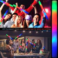 20cs Linterna De Espuma LED 16 Pulgadas 3 Modos Luz Nocturna Sticks Para Bodas Y Fiestas Colores Flashing Regalo De Fiesta - details 4