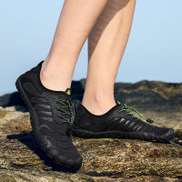 Zapatillas De Natación Para Hombre ALIUPS Zapatillas De Agua Cuero Sintético Y Malla Cierre De Lazo Antideslizante Para Playa Río Natación Y Gimnasio - details 6