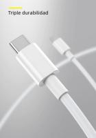Cable Type-C a C 60W USB PD Cargador Rápido Para Macbook iPad Samsung Xiaomi Huawei Honor Cable De Carga Tipo C Material De Silicona Resistente - details 4