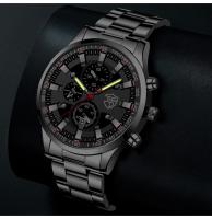 Reloj Deportivo Para Hombre Moda Negocios Acero Inoxidable Cuarzo Calendario Luminoso Reloj Hombre Casual - details 5